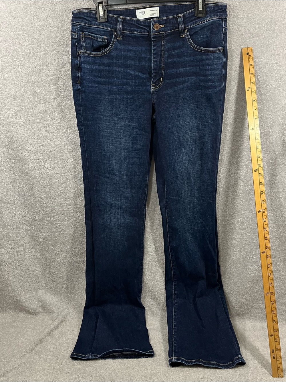 BKE Payton Jeans Womens Size 30x36 Dark Wash Mid Rise Bootcut Casual